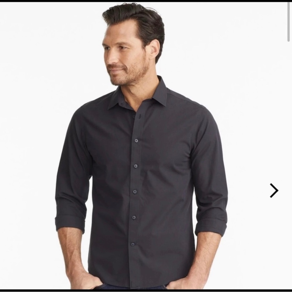 UNTUCKit Cornerstone Black Button Down Shirt- Size XXL